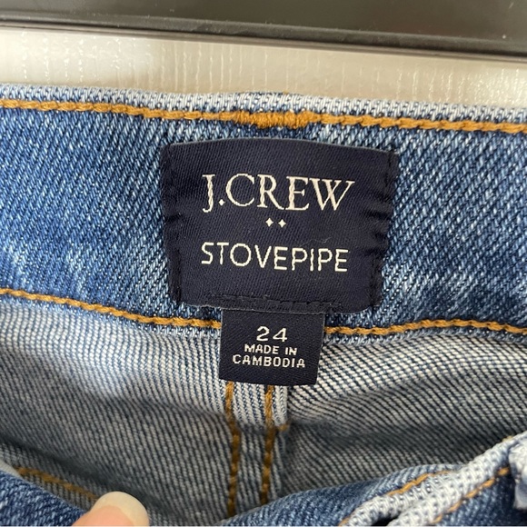 NEW W / O TAGS J. Crew Factory Signature Stretch Stovepipe Jeans in Size 24 - Picture 4 of 5